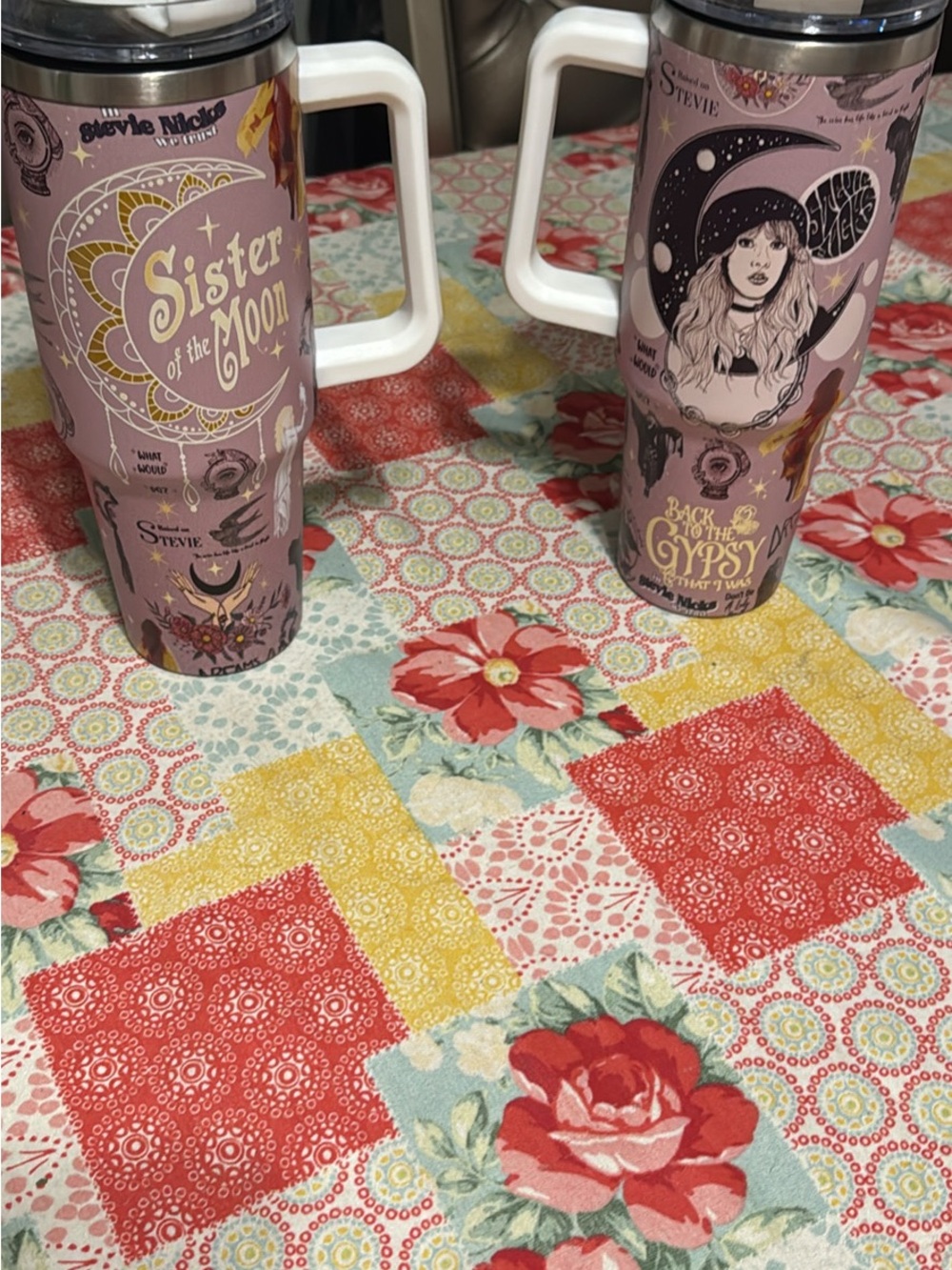 Sister of the Moon Pink Graphic Travel Mug Set - Picture 3 of 3